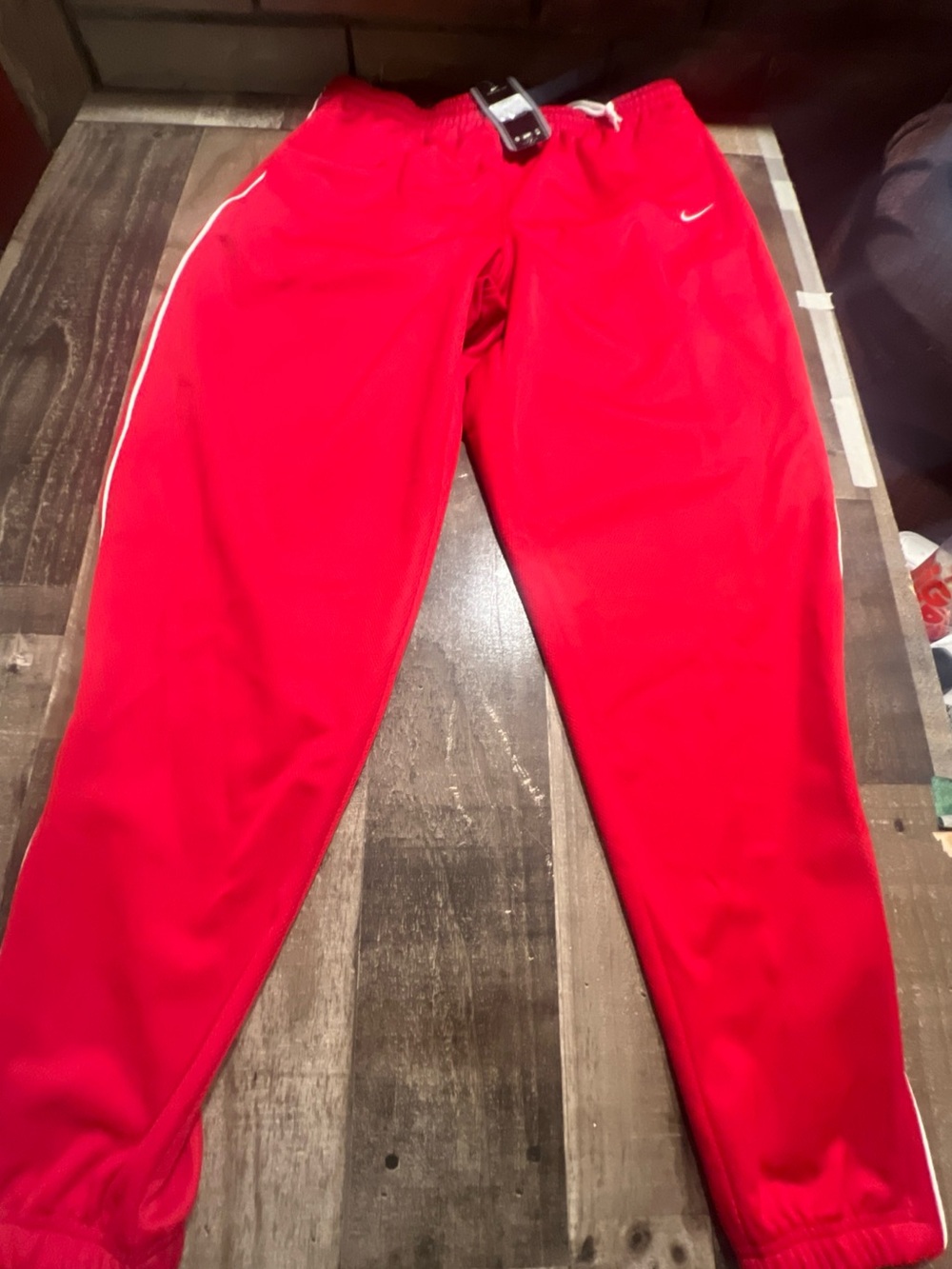 Nike Team Wear Tapered Track Pants with Zipper Cuffed Ankle Pockets NOS 2XL